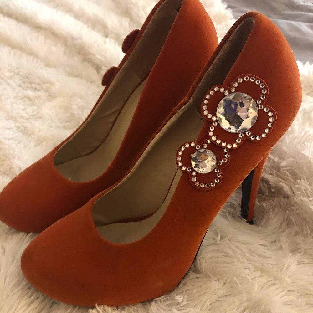 Orange Heels - Picture 2 of 3